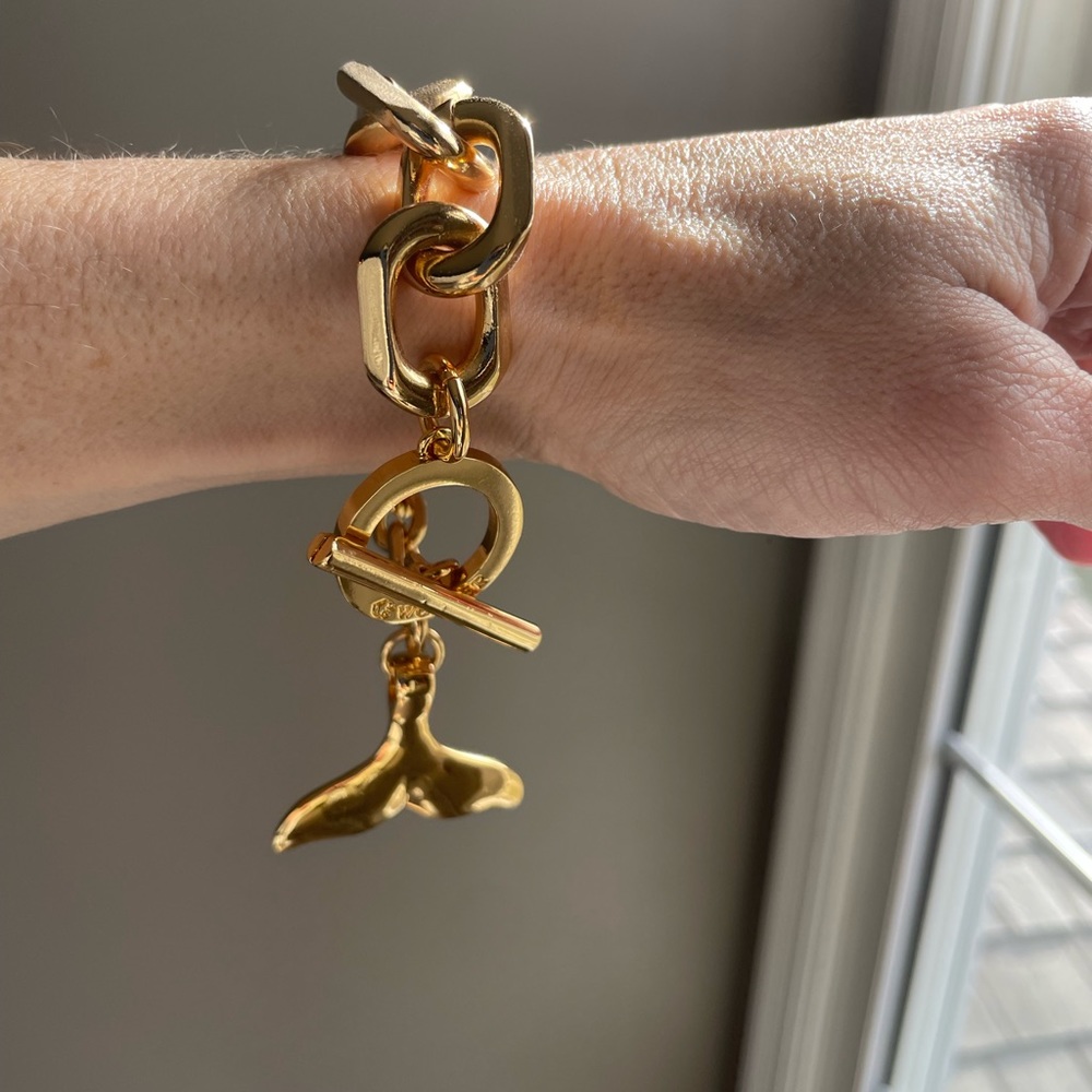 C. Wonder gold plated chain bracelet